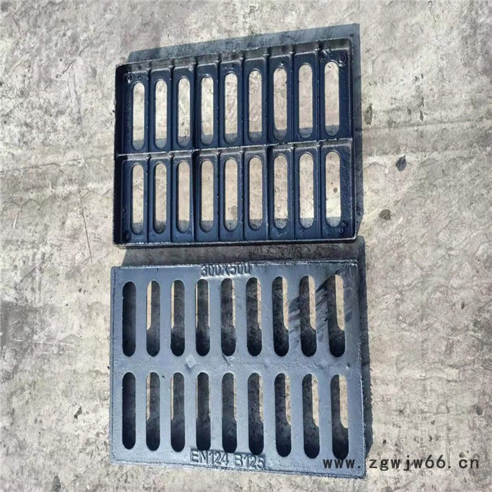 玛钢300*500 球墨铸铁雨水篦子 市政雨水篦子 路政雨水篦子 球墨铸铁井盖重型图5