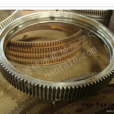 金滩Φ2.4米滚筒烘干机齿圈 跑带 小齿轮 托轮 支架