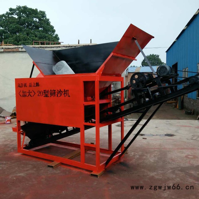 双旭小型筛土机,20型滚筒筛沙机 电话议价图4