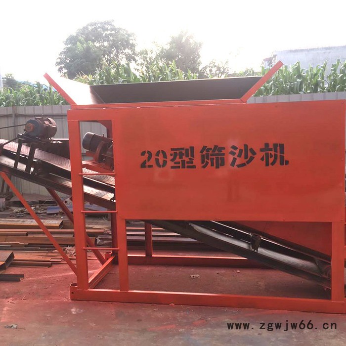 双旭小型筛土机,20型滚筒筛沙机 电话议价图2