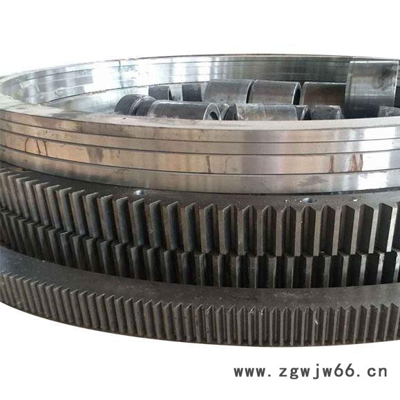 诚威长期供应2.4米滚筒烘干机 大齿圈 滚圈 铸钢配件图2