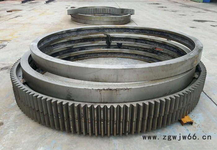 Φ2.0米滚筒烘干机齿圈 跑带 小齿轮 托轮 支架图3