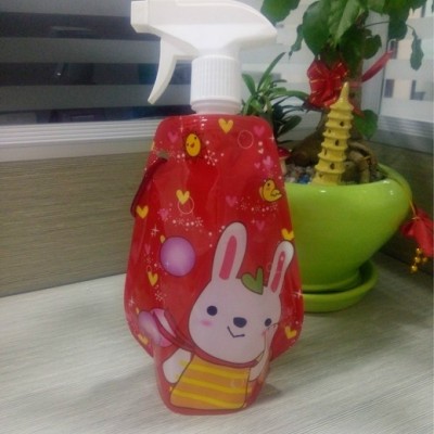 直销折叠水袋喷头可选户外运动卡通水袋