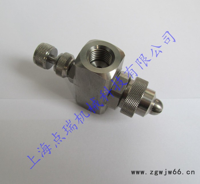 二流体不锈钢扇形空气雾化喷嘴 带流量调节针阀雾化喷头图2