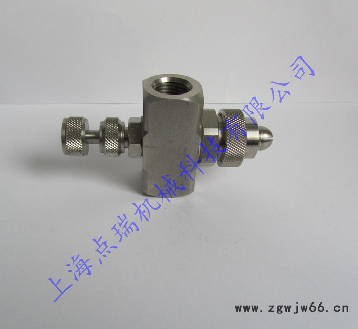 二流体不锈钢扇形空气雾化喷嘴 带流量调节针阀雾化喷头图3