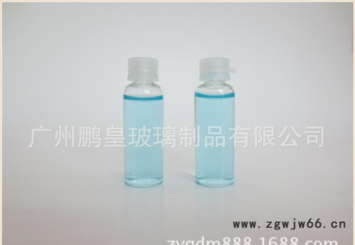 5ml透明玻璃拉管瓶 小香水瓶 配套塑料盖和喷头图2