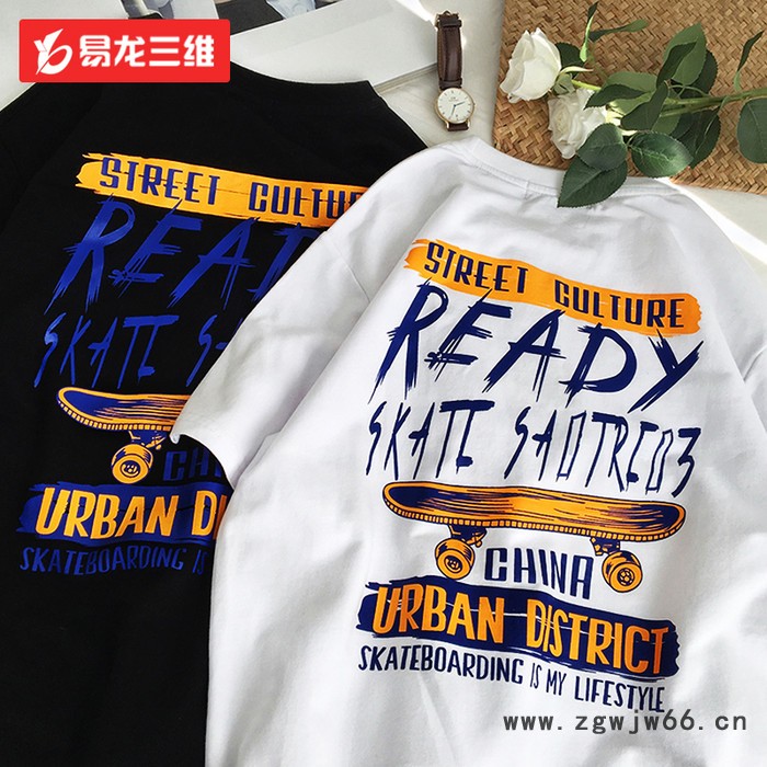 服装平板打印机 双喷头t恤打印机白彩同出 即打即干不掉色不降速图4