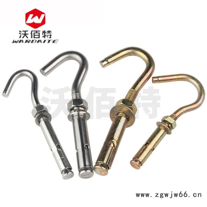 304不锈钢 膨胀挂钩螺丝 膨胀螺栓 风扇吊勾井盖拉爆M6M8M10M12图4