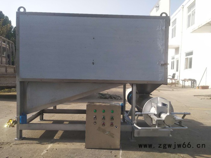 石成金  屠宰厂污水处理设备大型滚筒式鸡粪酒糟干湿分离机微滤滚筒脱水机鸭粪猪粪固液分离机全自动养殖牛粪鸡粪滚筒式干湿分离图2