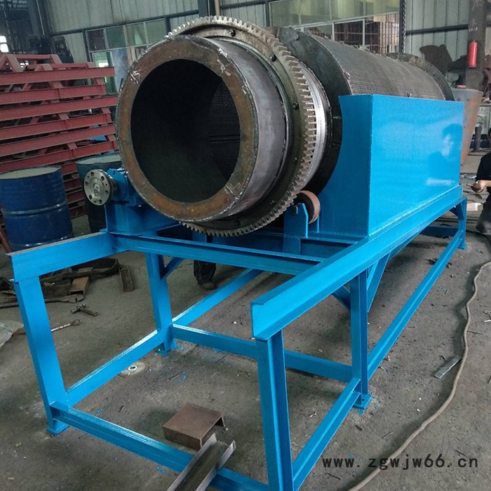 供应滚筒式筛沙机 移动式矿用滚筒筛 大型矿山机械筛分机原理图2