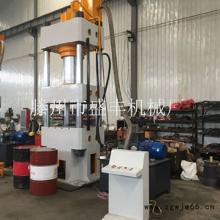 盛丰现货500吨复合井盖压装液压机 不锈钢产品拉伸压力机 锚杆托盘压力机图3