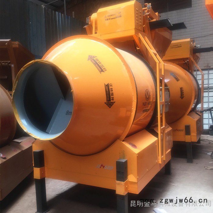 昆明JZC系列摩擦式搅拌机 JZM500型滚筒式混凝土搅拌机 厂家销售全自动滚筒搅拌机 滚筒搅拌机价格金马机械图8