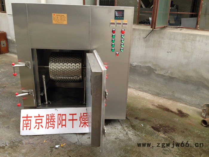 供应南京腾阳电加热非标订做带孔转筒烘箱 细小冲压标准件清洗后滚筒式烘干机图3