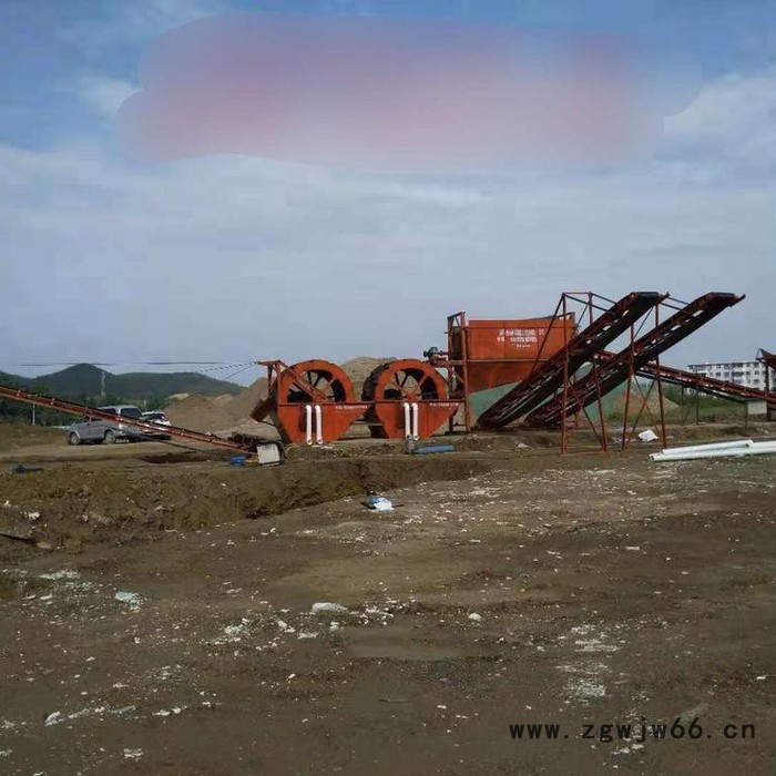 洗沙机 水轮洗沙机  滚筒分离筛 振动筛 大型拉筛  **图5