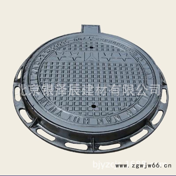 专业生铸铁井盖 重型防沉降井盖 球墨井盖 井篦子 低价直销  银泽辰井盖 井盖厂家 井盖尺寸图7