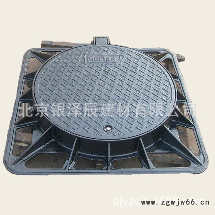 专业生铸铁井盖 重型防沉降井盖 球墨井盖 井篦子 低价直销  银泽辰井盖 井盖厂家 井盖尺寸图6
