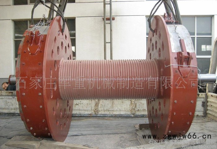 卷筒 折线滚筒双折线卷筒加工 卷筒加工 重机械加工图2