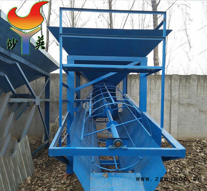 改进型环保省电省料螺旋滚筒标准配置洗石机  直销可定制