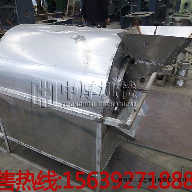 100斤全不锈钢电加热滚筒炒货机 不粘锅花生瓜子炒料机 炒籽机图5