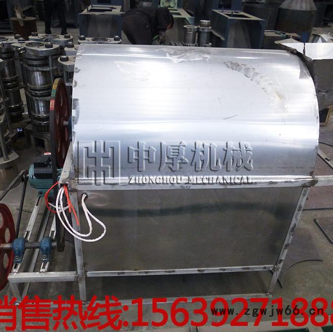 100斤全不锈钢电加热滚筒炒货机 不粘锅花生瓜子炒料机 炒籽机图3