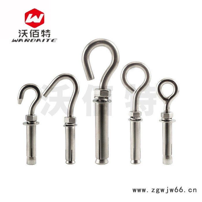 沃佰特 304不锈钢 加长窨井盖防护加长网钩膨胀钩加长隐形防坠网购M8图2