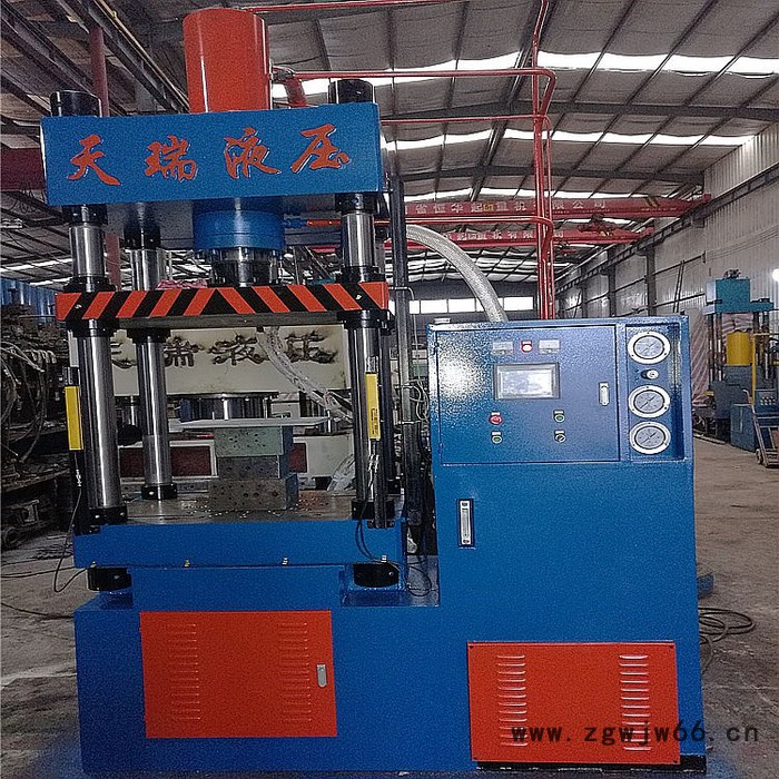 天瑞**四柱式 Y71型玻璃钢油压机 树脂井盖液压机 500吨拼图机图3