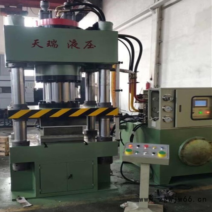 天瑞**四柱式 Y71型玻璃钢油压机 树脂井盖液压机 500吨拼图机图4