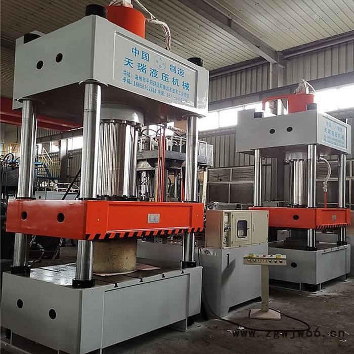 天瑞**四柱式 Y71型玻璃钢油压机 树脂井盖液压机 500吨拼图机图6