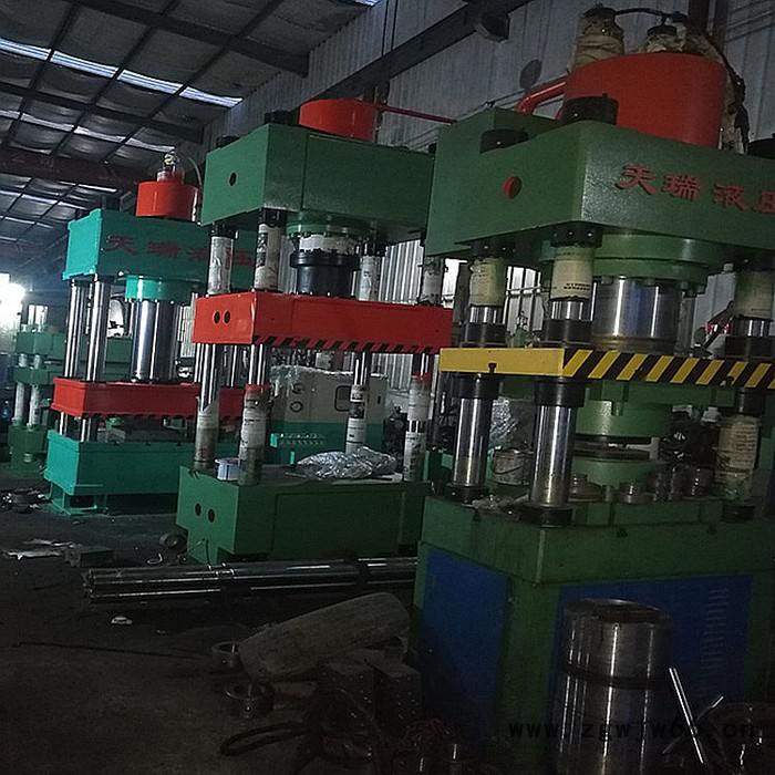 天瑞**四柱式 Y71型玻璃钢油压机 树脂井盖液压机 500吨拼图机图7