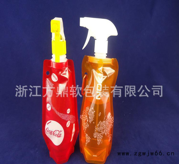 实用型水袋/喷水式水壶/带喷头水袋 款式新颖/印刷精美图2