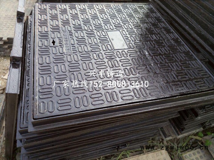 兴丰铸造球墨铸铁井盖800*800铸铁窨井盖电力井盖消防井盖雨水井盖图3