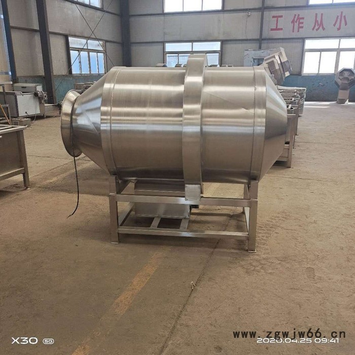 景翔牌BL-800L花生米拌料机 辣丝子拌料机 粮食滚筒拌料机 不锈钢滚筒拌料机图8