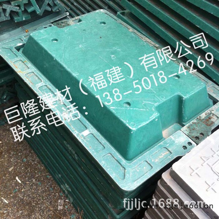鑫巨隆树脂下沉式井盖700*700方形植草井盖批发 树脂复合绿化井盖 隐形井盖图2