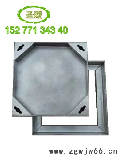 井盖装饰隐形方形井盖园林装饰井盖下沉式沙井盖窨井盖不锈钢圣暖图5