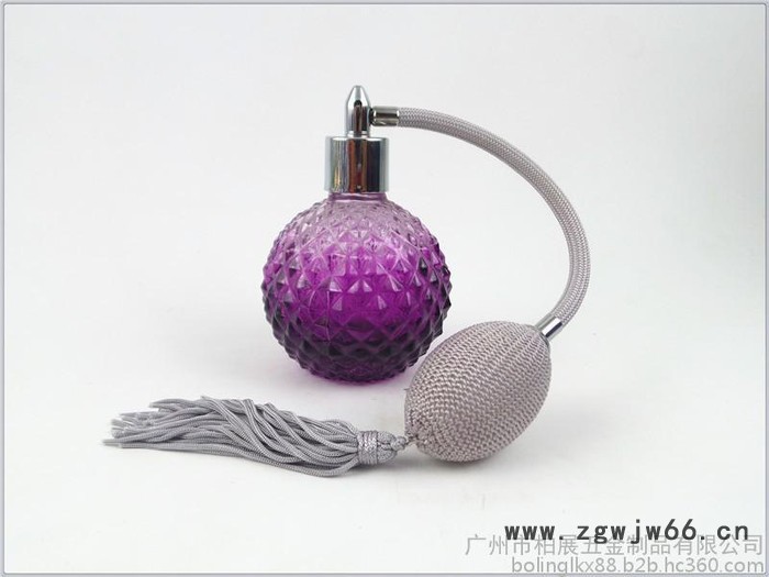 100mlODM玻璃香水瓶配18mm牙口香水气囊喷头图2