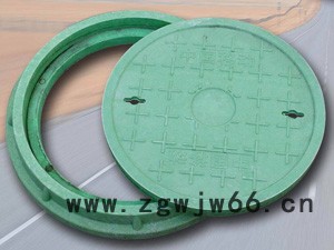 复合井盖   模压树脂井盖  轻型树脂井盖  小区绿化专用  厂家供应图2