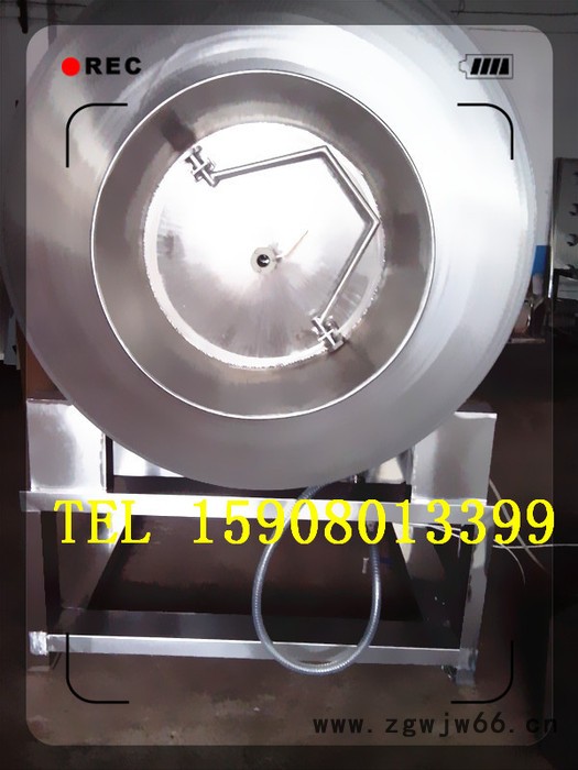 肉类蔬菜膨胀吸水腌制设备 不锈钢滚筒米类快速腌制入味图2