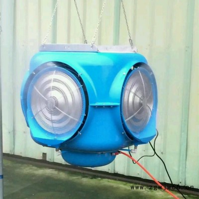 吊装式雾化风机 工业降温风扇四喷头离心加水加湿器流水加湿机