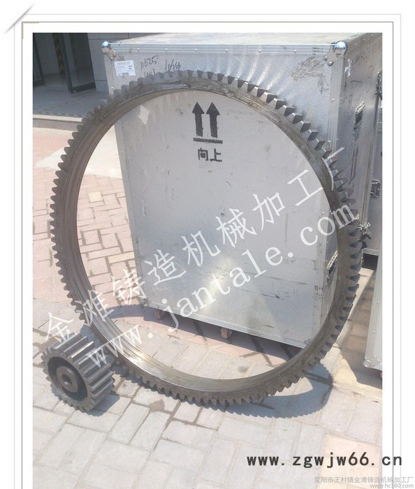 金滩Φ2.2米滚筒烘干机齿圈 跑带 小齿轮 托轮 支架图3