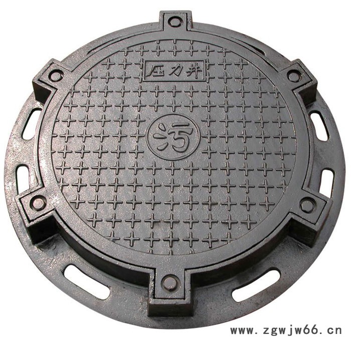 聚丰700x800 球墨铸铁井盖 铸铁检查井盖 电力井盖图3