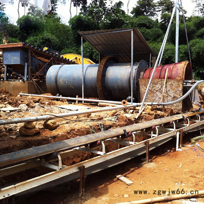 邦隆GTX1030滚筒洗矿机大块矿石清洗石块清洗专用转筒洗矿设备图3