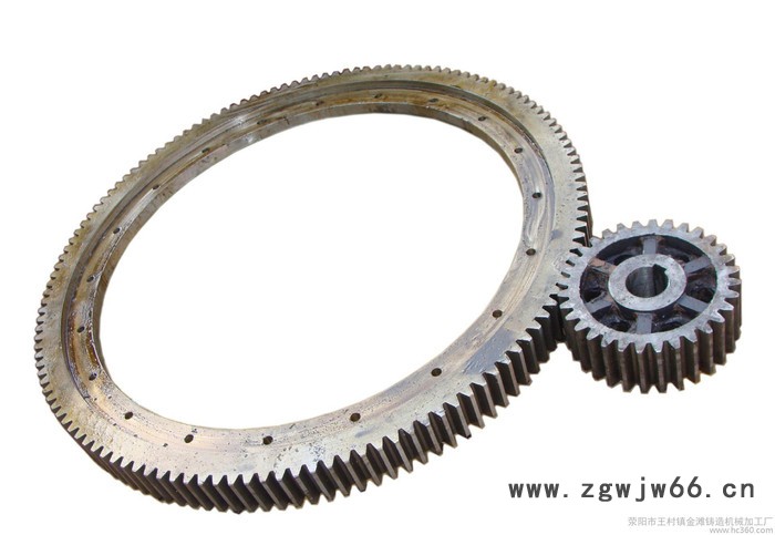 金滩Φ1.2米滚筒烘干机齿圈 跑带 小齿轮 托轮 支架等图2