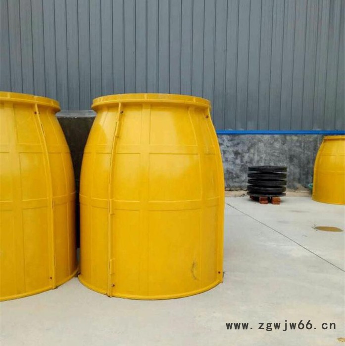 太原 玻璃钢市政检查井 万诚 玻璃钢圆形检查井 玻璃钢拼装检查井图2