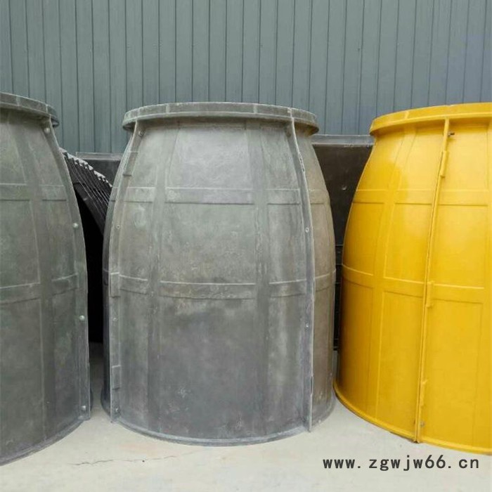 太原 玻璃钢市政检查井 万诚 玻璃钢圆形检查井 玻璃钢拼装检查井图4