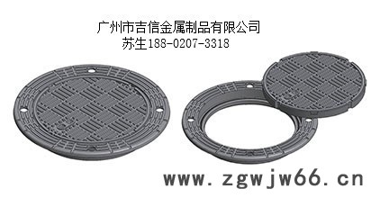 广州吉信井盖吉信井盖球墨铸铁井盖弹性井盖防沉降井盖填充式井盖装饰井盖平入式水篦子侧平结合水篦子一体式水图5