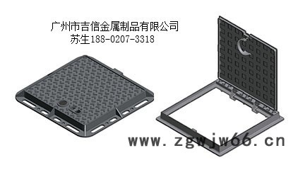 广州吉信井盖吉信井盖球墨铸铁井盖弹性井盖防沉降井盖填充式井盖装饰井盖平入式水篦子侧平结合水篦子一体式水图4