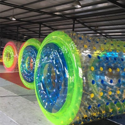 充气水上乐园风火轮滚筒游乐设备充气玩具游乐设备生产 充气水上玩具