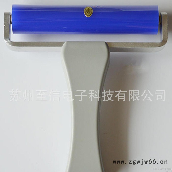 6寸、8寸ABS宽柄矽胶滚轮 矽胶粘尘滚筒 硅胶粘尘滚轮图2