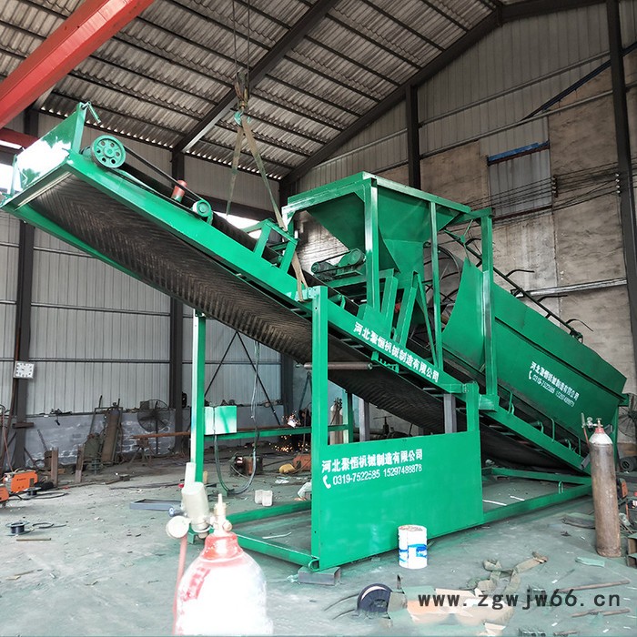 聚恒大型滚筒筛沙机 多型号建筑滚筒筛沙机 工地专用筛沙机 多功能筛选机图3