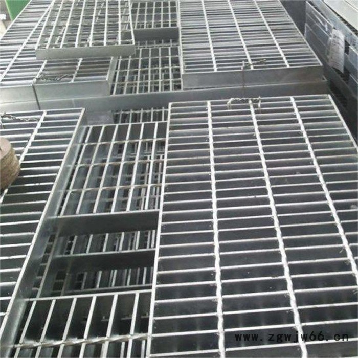 热镀锌排水沟格栅板井盖踏步板，不锈钢雨水下水道钢格板定制图2